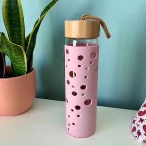 New Tronco Glass Bamboo Water Bottle